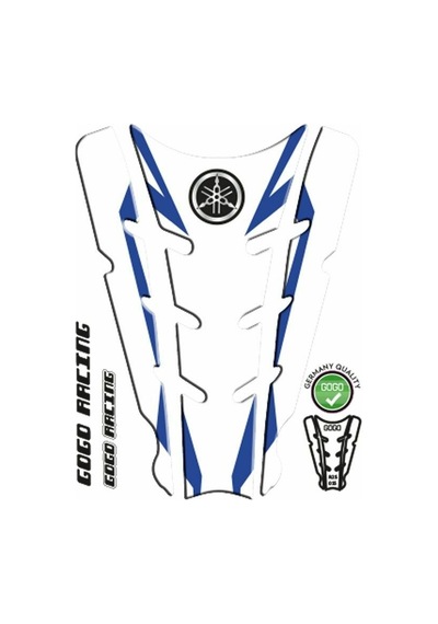 Yamaha R25 2014 - 2018 Uyumlu Tank Pad 018 Siyah