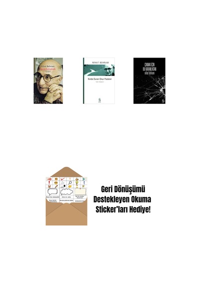 Ateşi Solumak Ciltli + Kında Duran Onur Paslanır + Çıkmak İçin Bu Karanlıktan + Okuma Sticker'ları