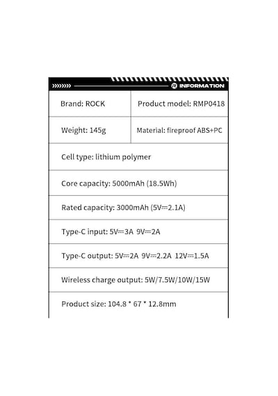 Rock P83 5000 Mah Pd 20w Magsafe Uyumlu Standlı Powerbank Siyah