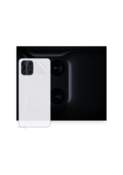 Schitec Oppo Find X3 Uyumlu Arka Yüzey Hidrojel Koruyucu Film