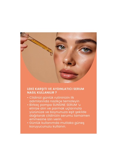 C Vitamini Serum - Sunsıne Serum - Leke Karşıtı Ve Aydınlatıcı Serum