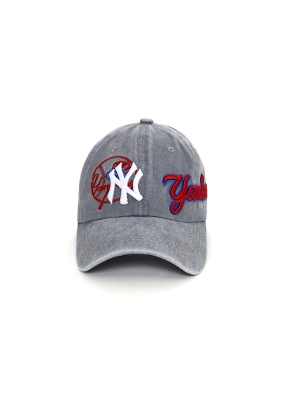 Berellini Ny Yankees Yıkamalı Şapka Special Desıgn Gri