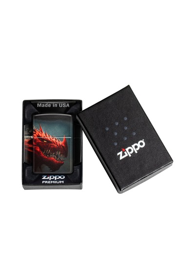 Zippo 49352 Red Dragon Design Çakmak