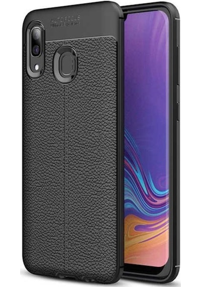 Huawei Honor 8C Kılıf Zore Niss Deri Desenli Silikon Kılıf