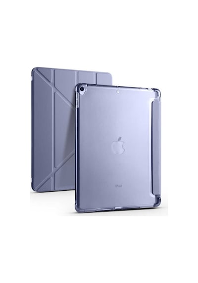 Apple Uyumlu iPad 10.5 Inc 7. Nesil Kılıf Kalemlikli Premium Standlı Katlanabilir Kılıf Trifolding Kılıf
