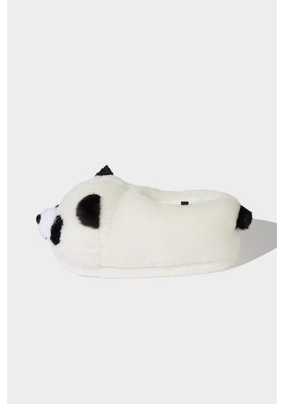 Defacto Panda Temalı Düz Taban Panduf Erkek Çocuk A8256A824WN Siyah