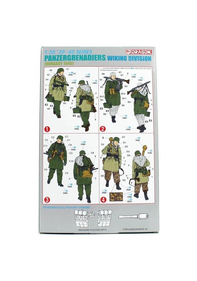 Dragon 6194, 1/35 Tank İmha Ekibi Wiking Timi Macaristan 1945 Figür Plastik Maketi