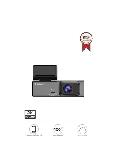 Lenovo S7/7701 Siyah 2k Hd Wifi Araç İçi Ön Araç Kamerası