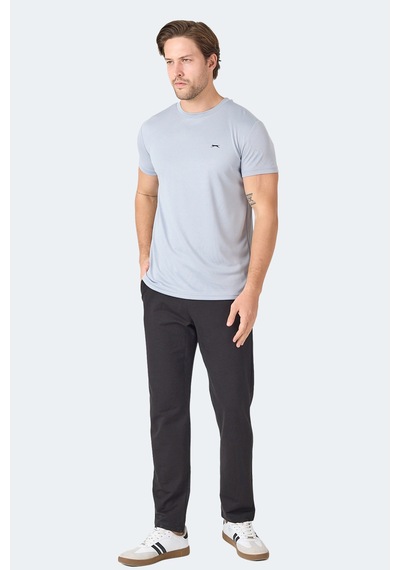 Slazenger OMAR KTN Erkek  Siyah Tişört