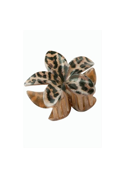 Bay Leopar Desenli Lotus Mandal Toka 8 Cm Najmaddin Standart 49786591