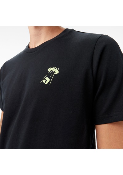Converse Baskılı Erkek Siyah T-shirtcvm5t185