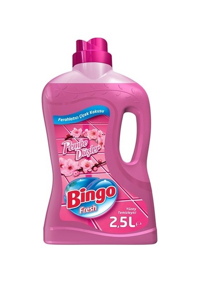 Bingo Fresh Yüzey Temizleyici Pembe Düşler 6 x 2500 ML