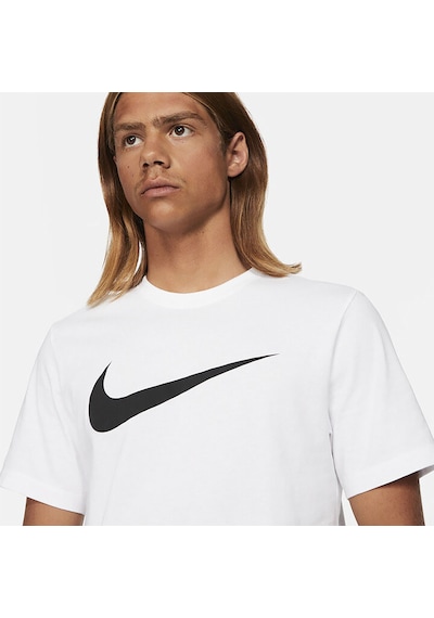 Nike Beyaz Erkek Günlük T-shirt Sportswear Swoosh Dc5094-100 001