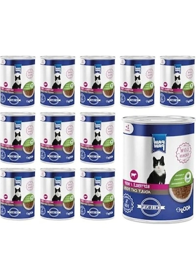 Jöleli Biftekli Konserve Mama - 400 Gr X 12 Adet
