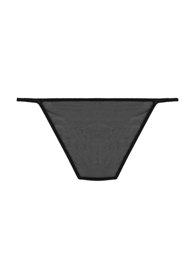 Magic Form Dantelli Arkası Tüllü Ince Ipli Kadın Slip Külot Lila - 295347650 Lila
