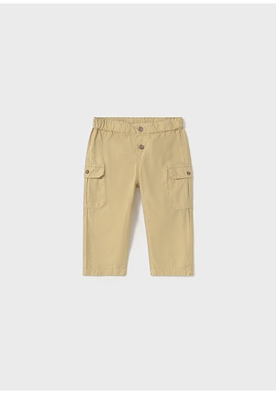 Mayoral 1581 Erkek Bebek Kargo Pantalon Sarı