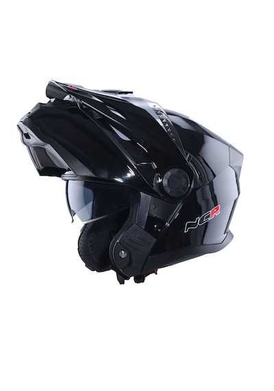 Ncr X-Cross Ece-22.06 Çene Açılır Kask Parlak Siyah