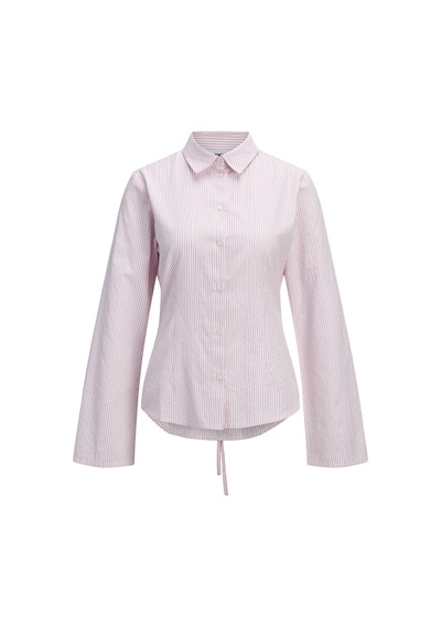 Kadin Baglama Detayli Gömlek - Caro - 12290672 Pink Lady