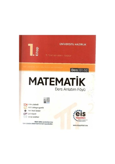 Eis Yayınları Matematik 1. Kitap Daf 2.el Kitap Eksik Föyleri Var 16 Föy Eksik - Mutlak Değer Iıı Kısımdan Başlıyor.