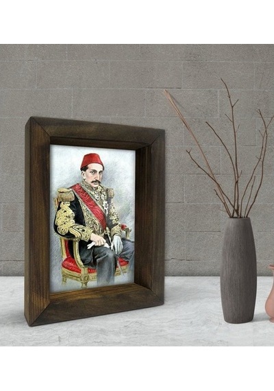Bk Gift Sultan Iı Abdülhamid Han Tasarımlı Dekoratif Doğal Masif (500610820)