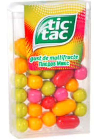 Tic Tac Gust De Multifructe Karışık Meyve Aromalı Şekerleme 18 G