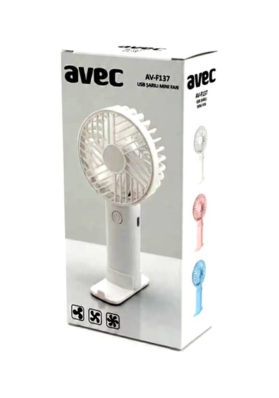 Avec Şarjlı Mini Fan Av-f137 Soğutucu