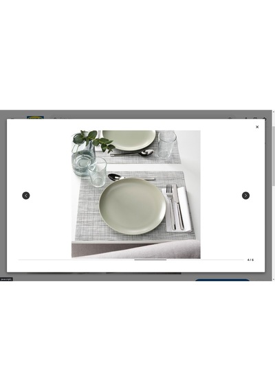 Fargklar Servis Tabak Seti, Açık Yeşil, 26 Cm, 4 Adet
