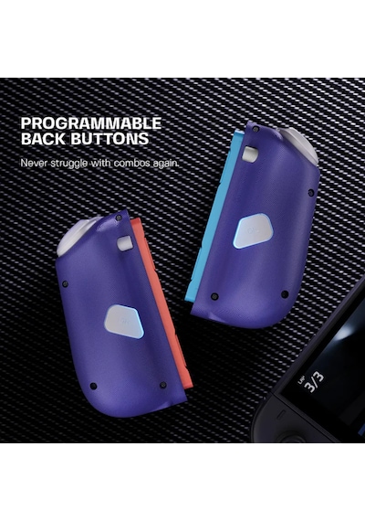 Nyxi Hyperion 3 Mor Joypad Switch 2  Hall Effect Drift Yapmayan Joystick Kablosuz Oyun Kolu Joy-con