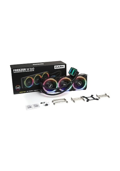 360mm Rgb Ledli Sıvı Soğutucu, W360 Modeli