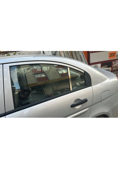 Hyundai Accent Era Kapı Direği Krom Paslanmaz Çelik 2 Parça Cam Direk