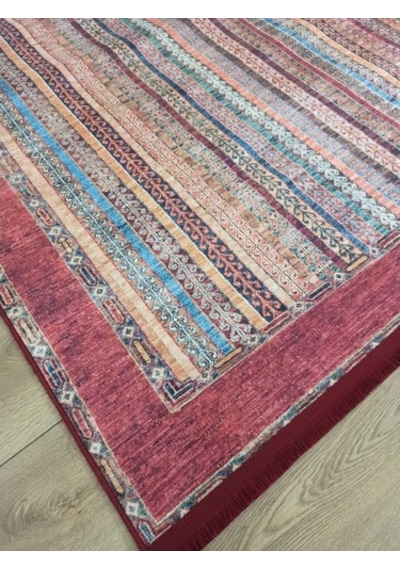 Çam Halı Gloria Td406 Multi Şal Desen Dokuma Saçaklı Kilim
