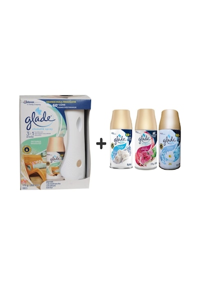 Glade Otomatik Sprey Okyanus Sessizliği + Yedek Sprey Çeşitleri 4 x 269 ML