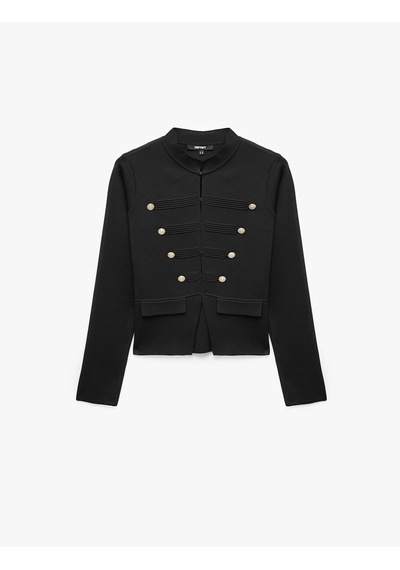 Koton Regular Fit Uzun Kollu Bisiklet Yaka Süs Düğmeli Triko Napolyon Hırka Siyah 7wak90647ht Koton Regular Fit Uzun Kollu Bisiklet Yaka Süs Düğmeli Triko Napolyon Hırka Siyah 7wak90647ht