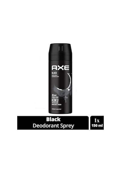 Axe Erkek Deodorant & Bodyspray Black 48 Saat Etkileyici Koku Vücut Spreyi 150 Ml