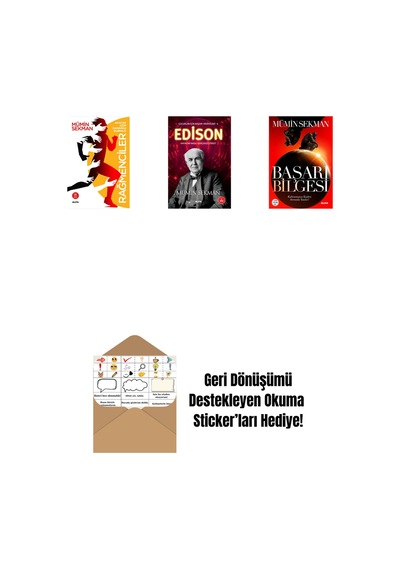 Rağmenciler - Akacak Azim Damarda Durmaz + Edison + Başarı Bilgesi + Okuma Sticker'ları