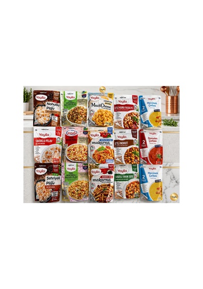 Yemek Hazır Gurme Seti - 14 Farklı Çeşit Doyurucu Paket Çorba, Pilav, Makarna - 869604368