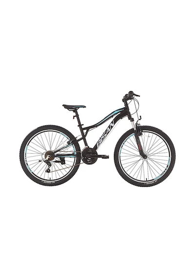 Bisan Buffalo Dağ Bisikleti 37 Cm V 27,5 Jant 21 Vites Mat Siyah Mavi Siyah - Mavi