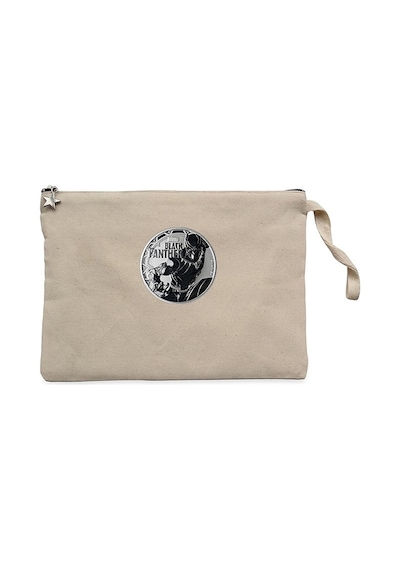 Marvel Black Panter Circle Krem Clutch Cüzdan / El Çantası Krem
