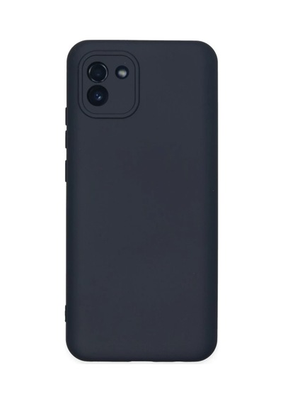 Samsung Galaxy Uyumlu   A03 Kılıf Nano İçi Kadife Silikon - Lacivert