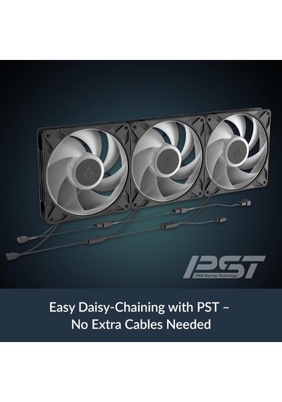 P14 Pro A-rgb Siyah - Güçlü Premium Fan, Y-kablo Bölmeli 140 Mm Pwm Fan, 400-2500 Rpm, 0 Rpm % 5 Pwm, 5v Dijital Rgb, Akışkan Dinamik Rulman - Siyah