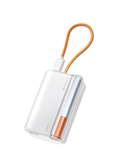 Sharge Flow 3 10000 Mah 45w Kompakt Tasarımlı Powerbank Taşınabilir Hızlı Şarj Cihazı Beyaz