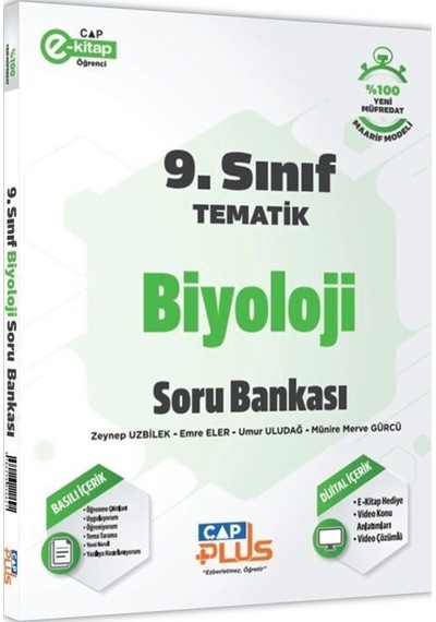 9. Sınıf Biyoloji Tematik Soru Bankası Çap Yayınları