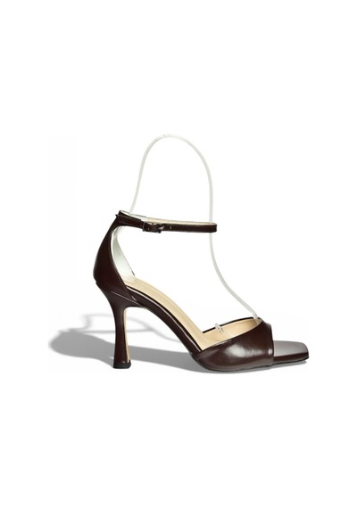 Fox Shoes Y569823309 Kahverengi İnce Topuklu Kadın Ayakkabı Kahverengi