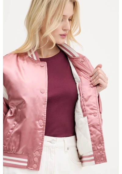 Tommy Jeans Tjw Scrıpt Varsıty Jacket Kadın Pembe Ceket Dw0dw20960tı0 Pembe