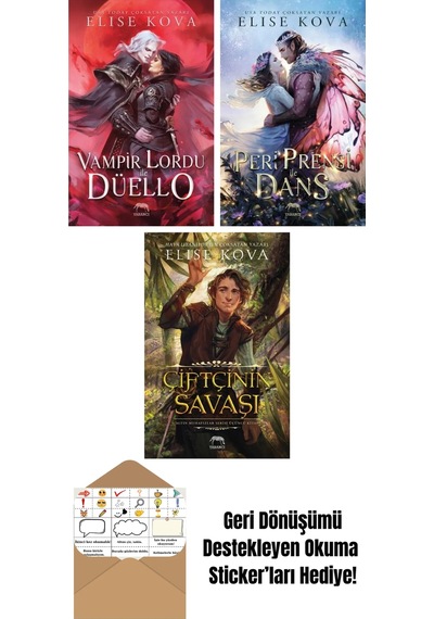 Vampir Lordu İle Düello + Peri Prensi İle Dans + Çiftçinin Savaşı Altın Muhafızlar Serisi 3 Ciltli