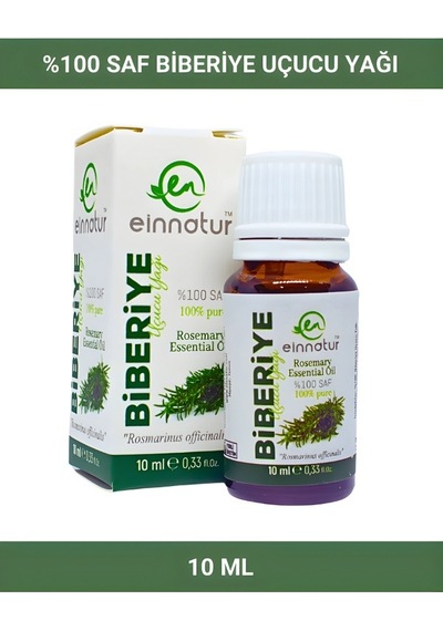 Einnatur Biberiye Uçucu Yağı %100 Saf Rosmarinus Officinalis 1 8-Sineol 10 ML