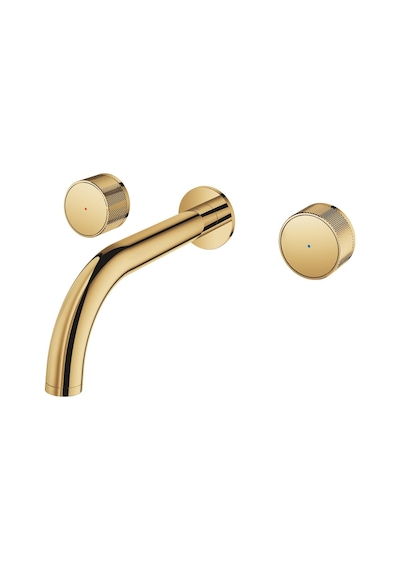 Grohe Atrıo Prıvate Collection 3 Delikli Duvardan Lavabo Bataryası M-Boyut - 20589GL0 Altın