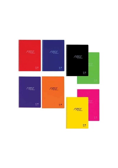 Keskin Color Defter A4 Spiralli Pp Kapak 200 Yaprak Free Çizgili