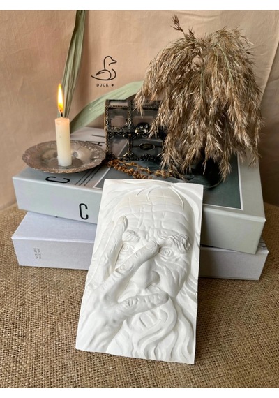 Yaşlı Adam Dekoratif Obje Biblo 17-12 Cm