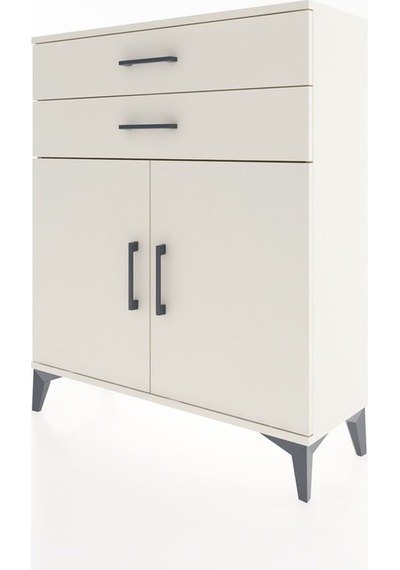 Arges Şifonyer 2 Raflı 2 Çekmeceli 2 Kapaklı 88x30x106 Aytaşı... Aytaşı